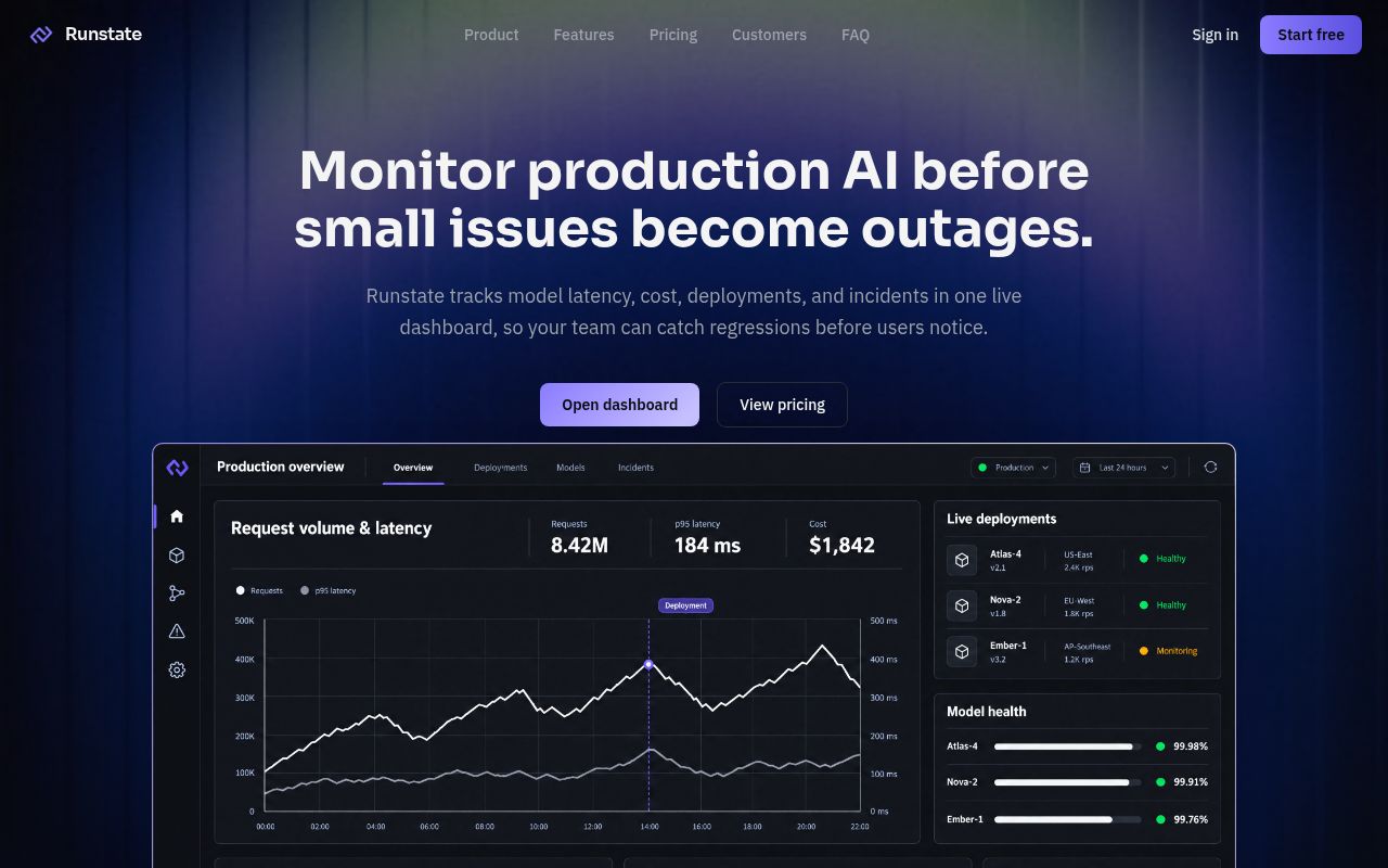 Runstate Observability Platform